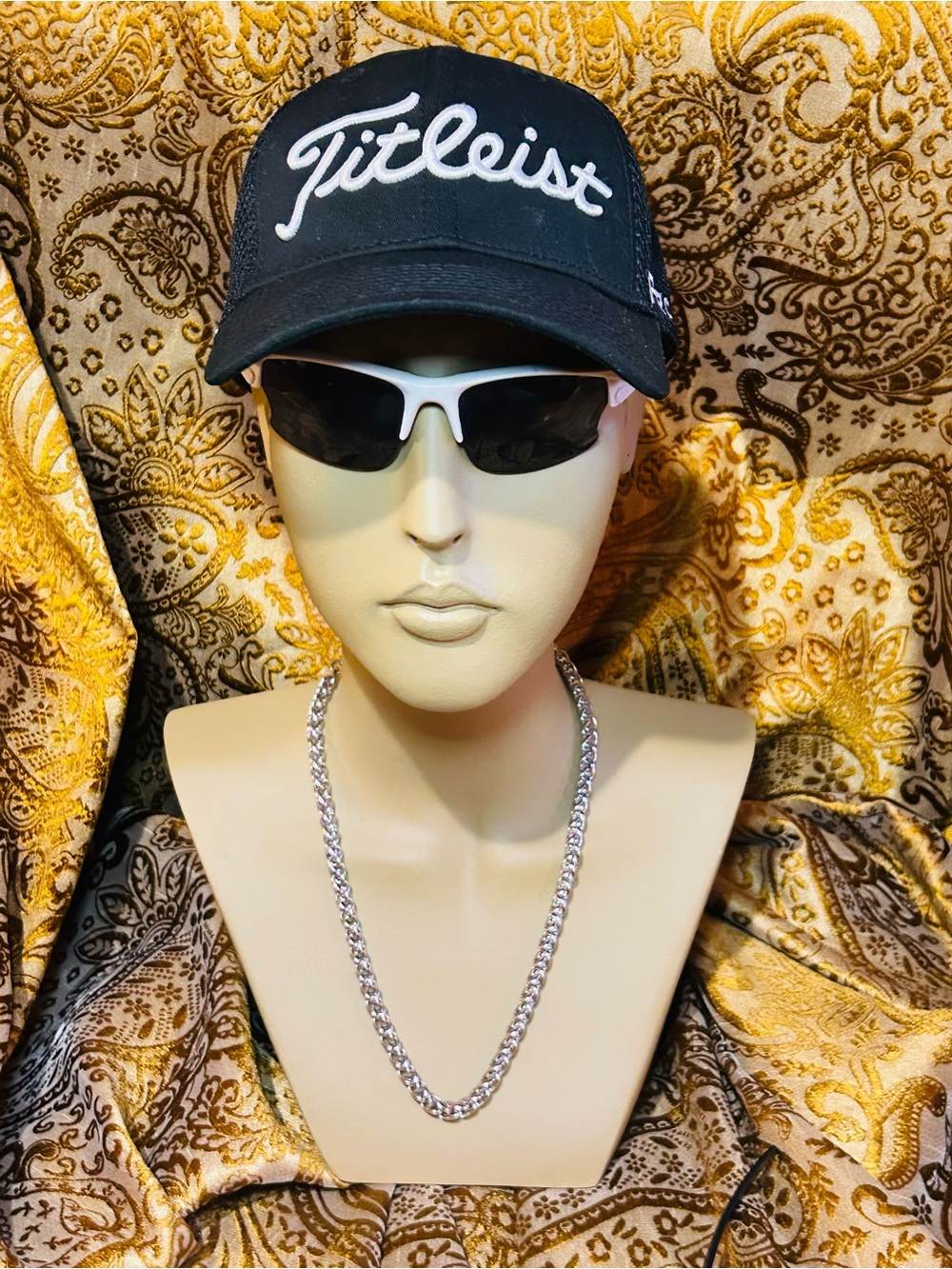 Titleist Elite Tour Pro V 1 Black Cap with White Script Logo